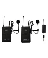 Microfonos Inalambricos M-202 UHF con 1 Receptor 3.5mm y 2 Transmisores
