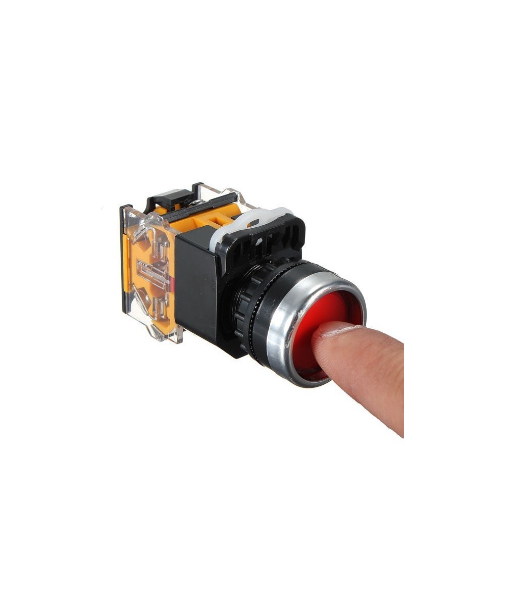 Boton industrial push botton rojo