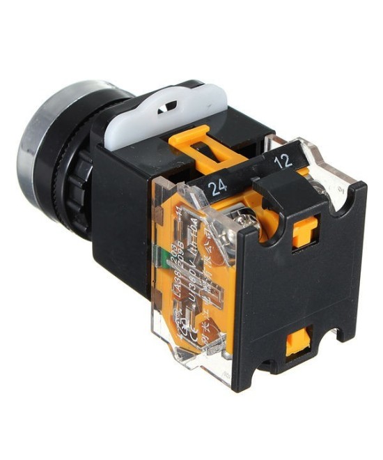 Boton industrial push botton rojo