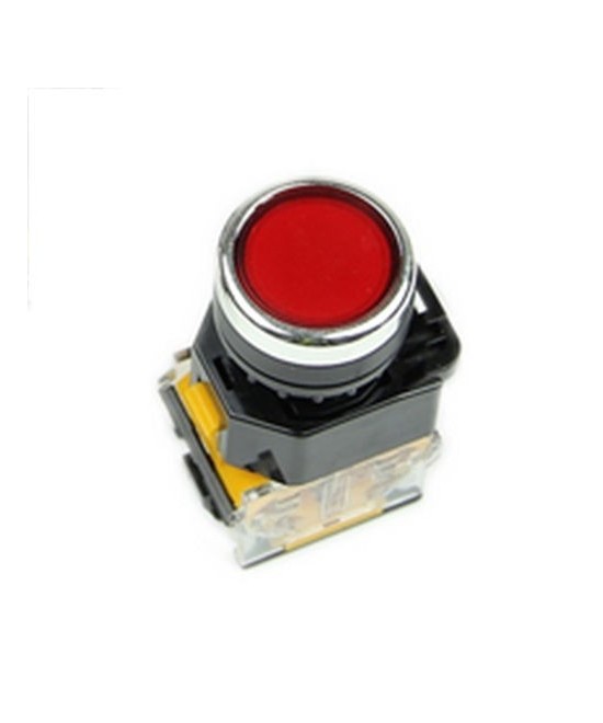 Boton industrial push botton rojo