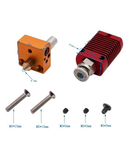 Cabezal extrusor para impresora 3D Ender 24V