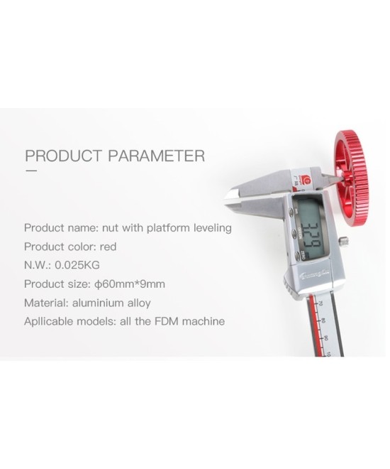 kit engranajes de ajuste de nivel para impresora 3D ender 4U