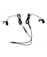 Splitter para 2 micrófonos para celular