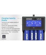 Cargador de baterías Xtar VC4 4 espacios