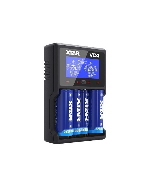 Cargador de baterías Xtar VC4 4 espacios