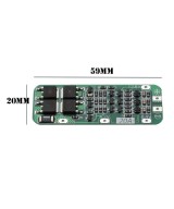 Cargador de batería de litio BMS 3S 12.6V 20A