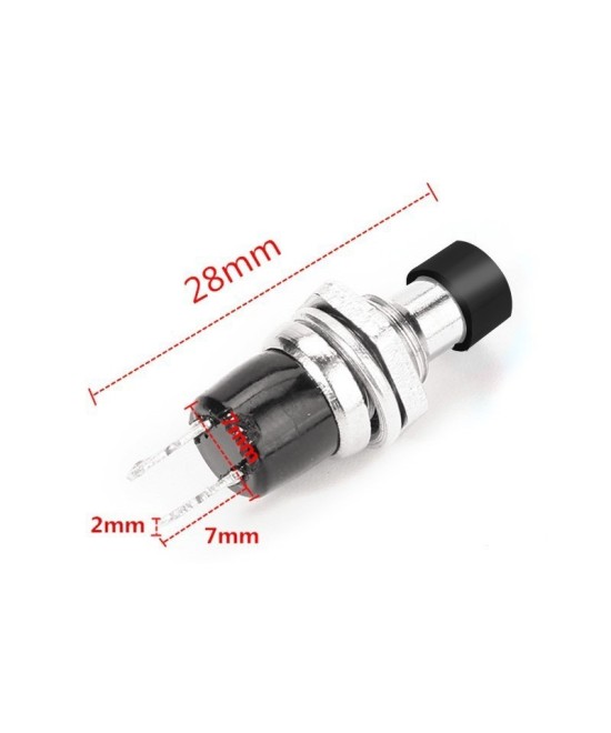 Interruptor push button con bloqueo