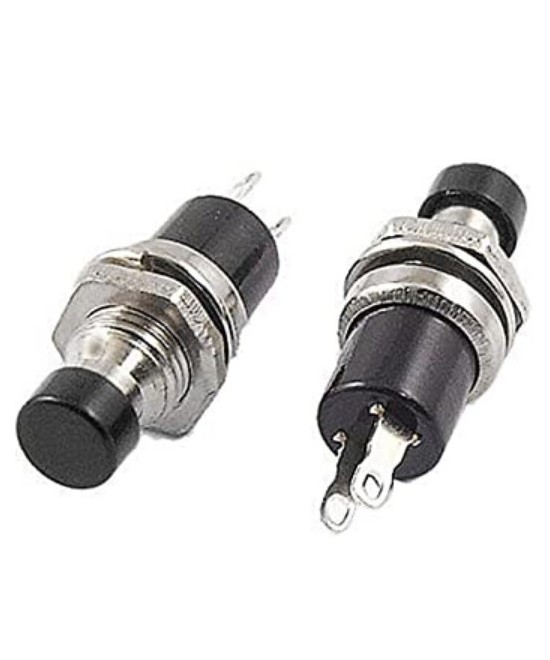 Interruptor push button con bloqueo