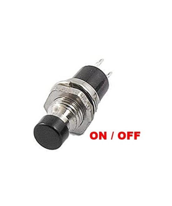 Interruptor push button con bloqueo