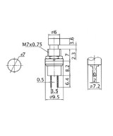 Interruptor Push Button Sin Bloqueo (NC ó NO)