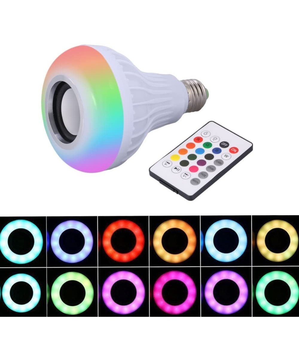 Foco LED con bluetooth y parlante 12W RGB