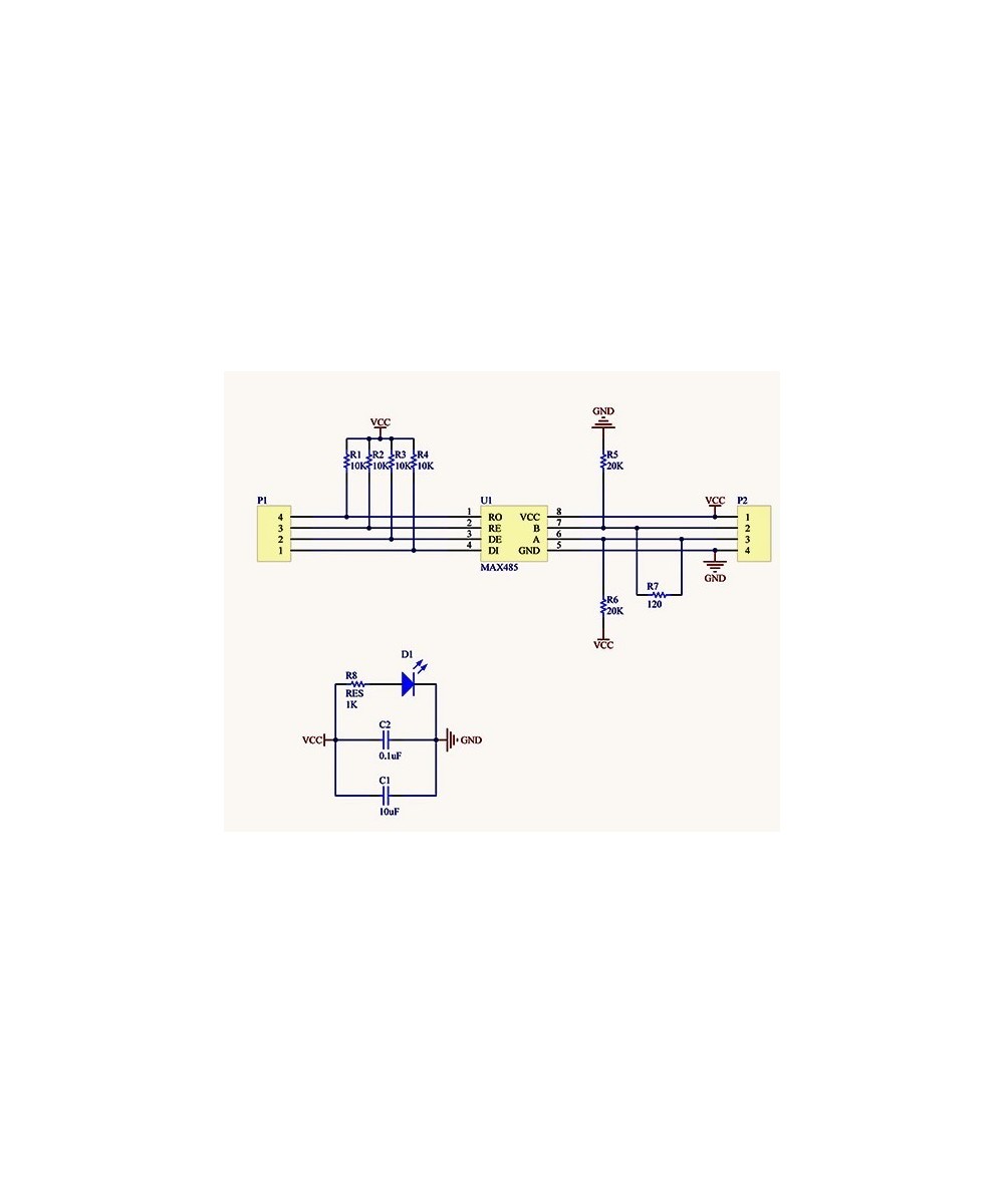 Convertidor TTL a RS485 MAX485