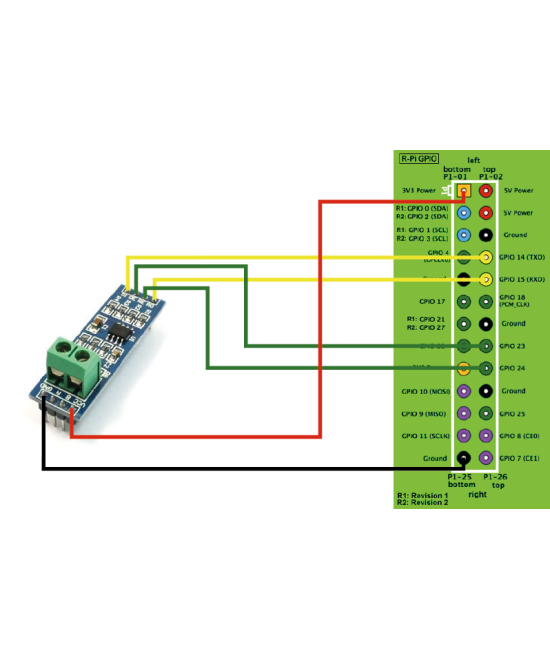 Convertidor TTL a RS485 MAX485