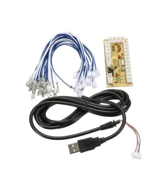 Placa codificadora USB para control arcade