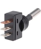 Interruptor de palanca 2 posiciones ASW-15D 3P 12V 20A con luz verde