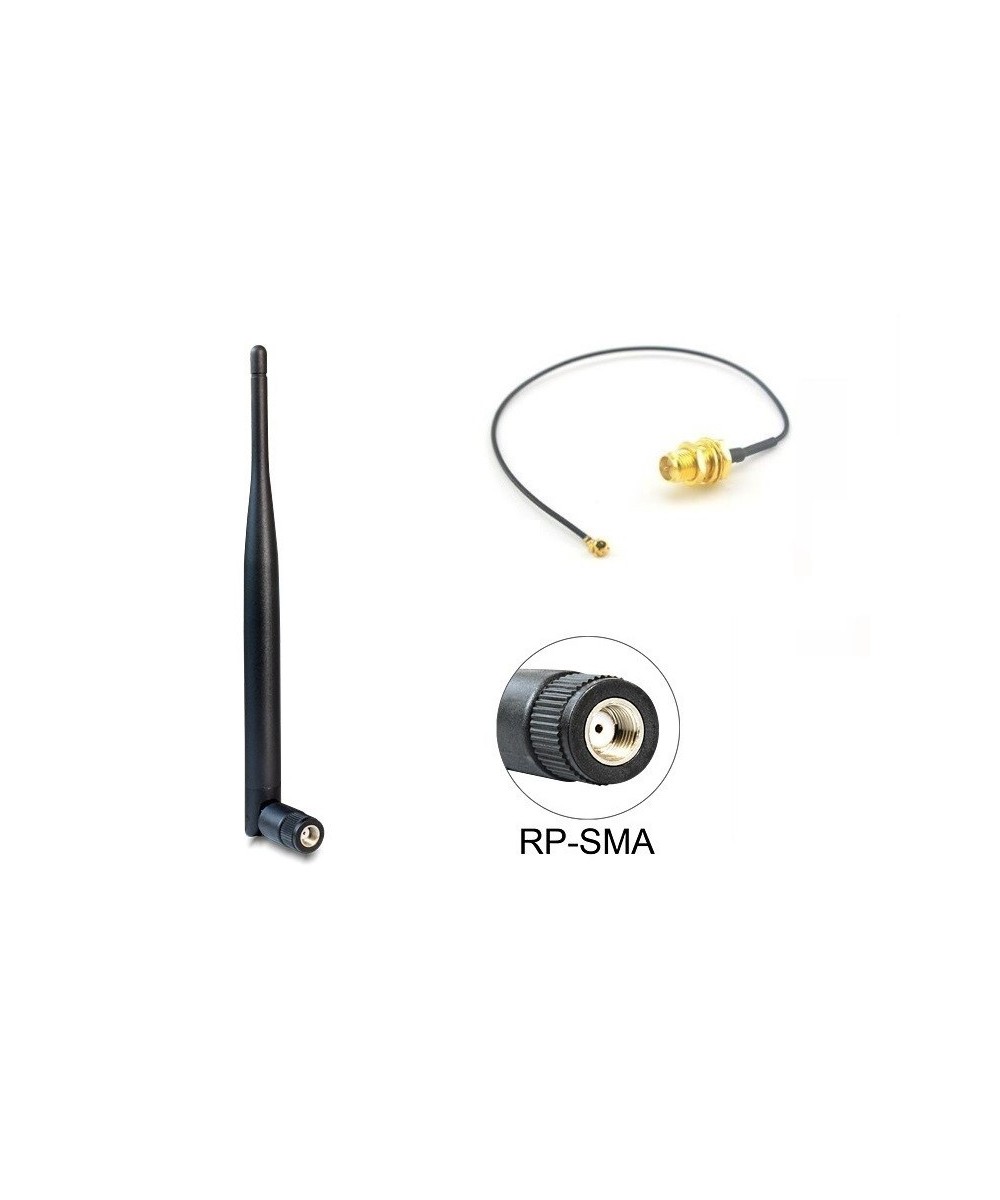 Antena wifi 6dBi 2.4Ghz conector hembra