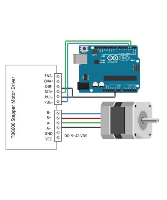 Controlador de motor paso a paso 4.5A TB6600