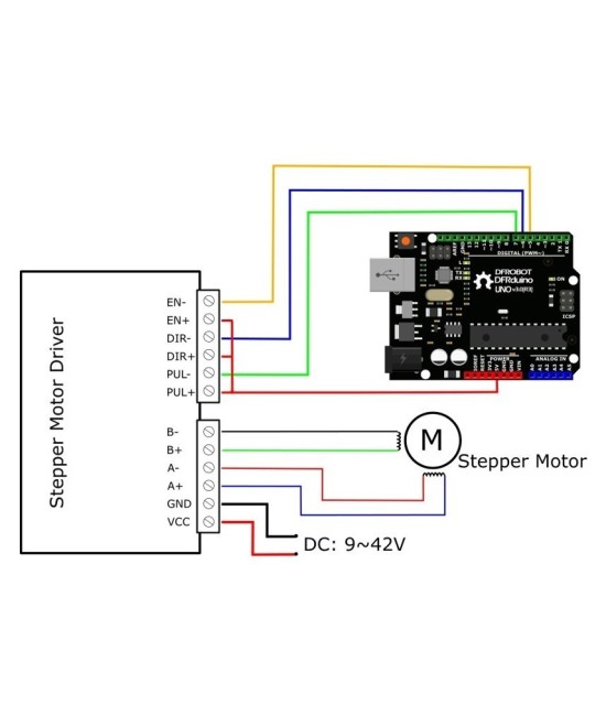 Controlador de motor paso a paso 4.5A TB6600