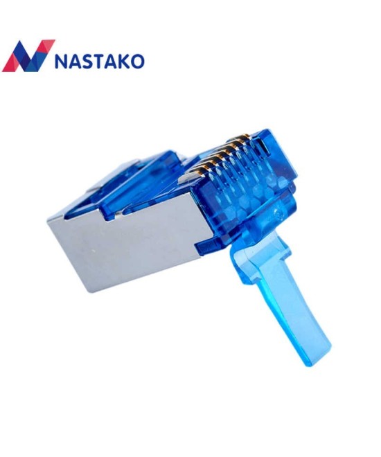 Conector RJ45 CAT 5e Metálico Protegido (2U)