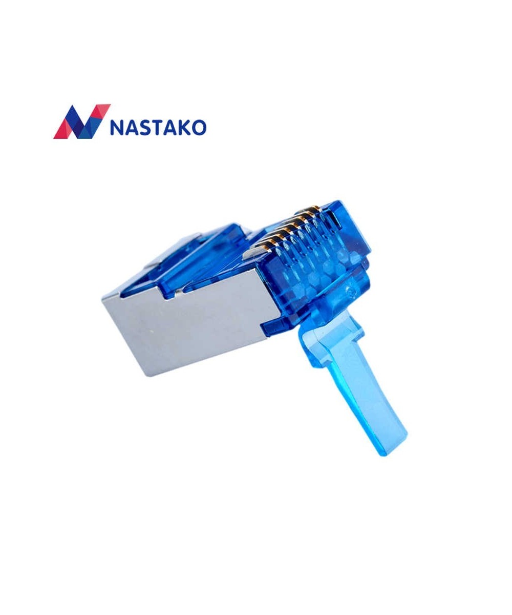 Conector RJ45 CAT 5e Metálico Protegido (2U)