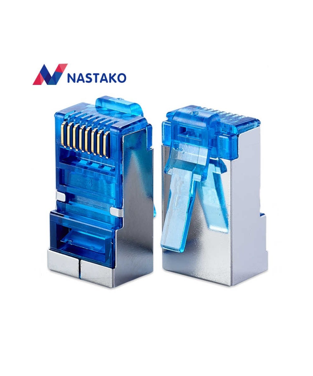 Conector RJ45 CAT 5e Metálico Protegido (2U)