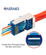 Conector RJ45 CAT 5e Metálico Protegido (2U)