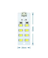 Mini panel de Iluminación LED Micro USB 5V
