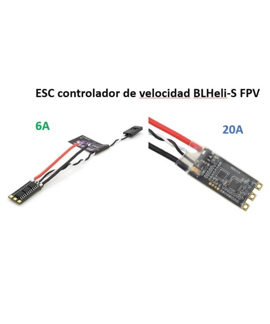 ESC controlador de velocidad BLHeli-S FPV ESC 6A - 20A
