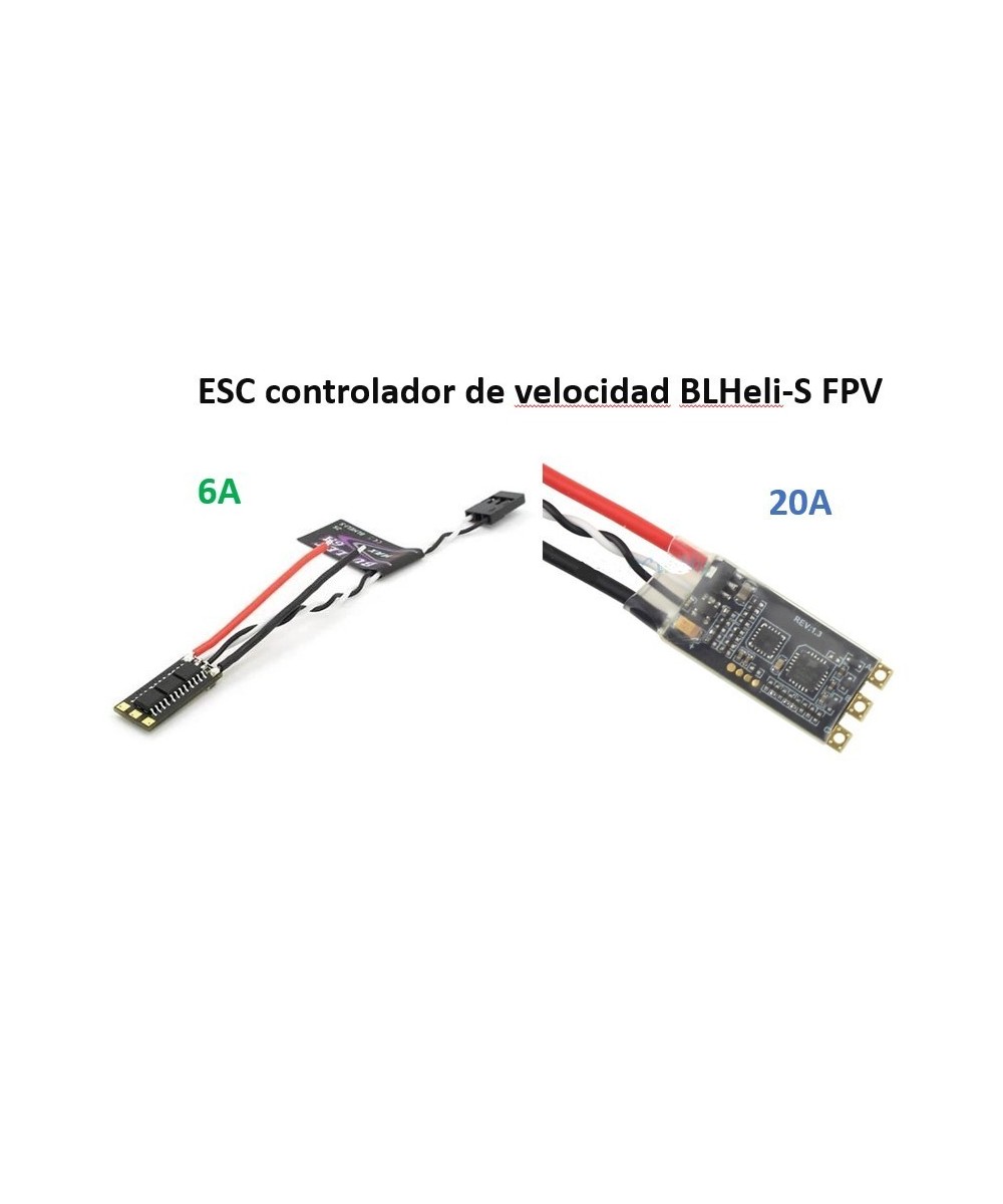 ESC controlador de velocidad BLHeli-S FPV ESC 6A - 20A