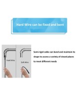 Endoscopio digital 3 en 1 con camara y luz 5m