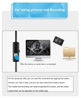 Endoscopio digital 3 en 1 con camara y luz 5m