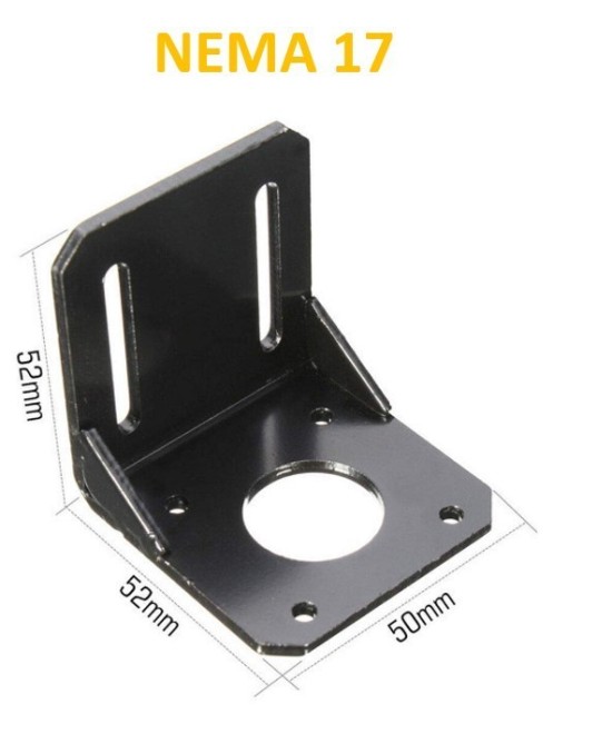 Soporte metálico para motor Nema 17 - 23