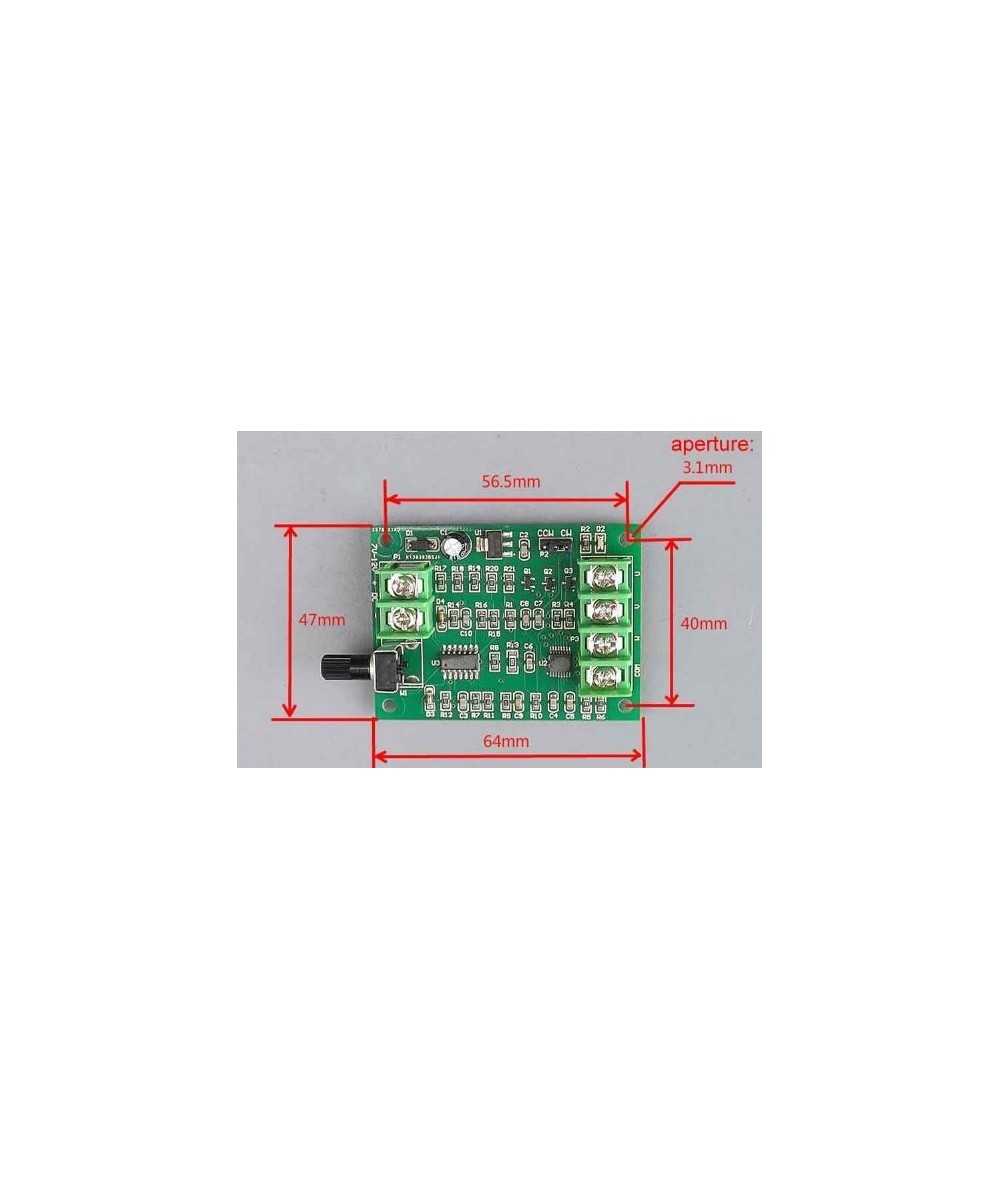 Controlador de motor brushless sin escobilla 1.2A 7V-12V