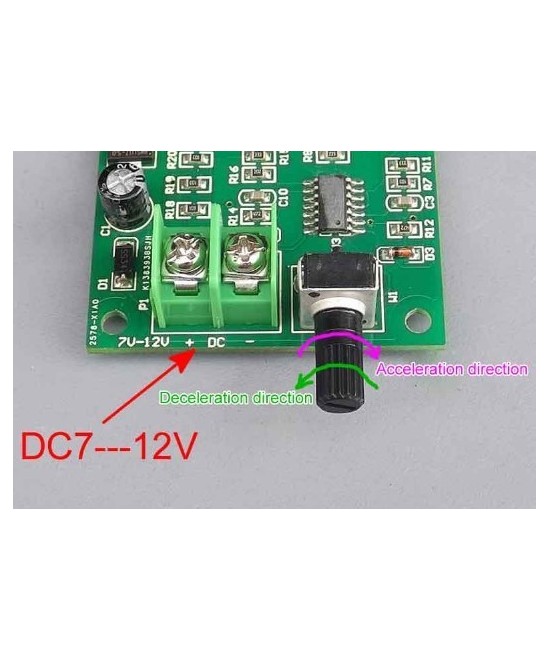 Controlador de motor brushless sin escobilla 1.2A 7V-12V