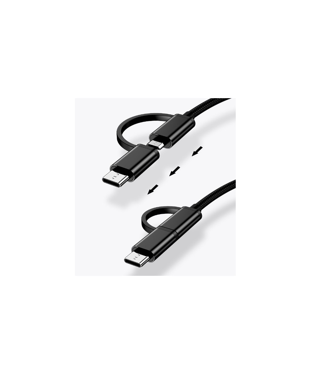 Cable OTG micro USB y USB-C