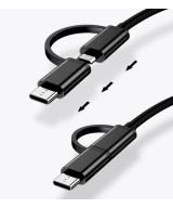 Cable OTG micro USB y USB-C