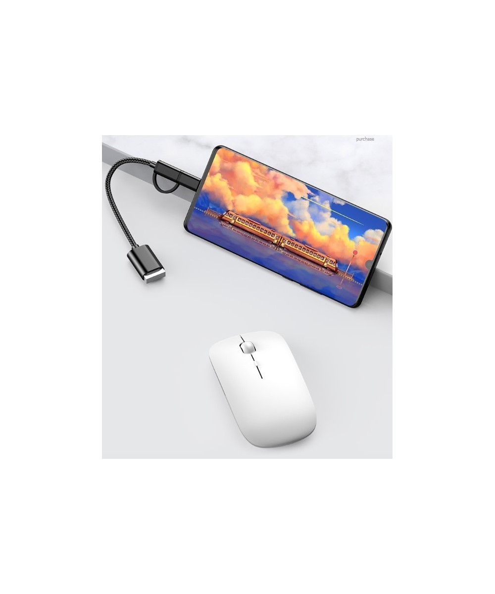 Cable OTG micro USB y USB-C