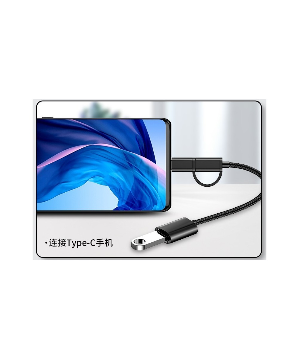 Cable OTG micro USB y USB-C