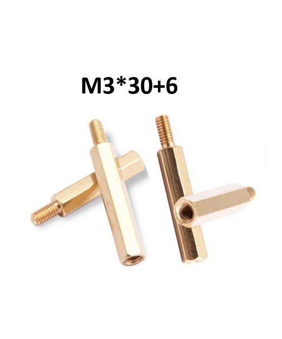 Tornillos tuercas y bases M3 (12 unidades)