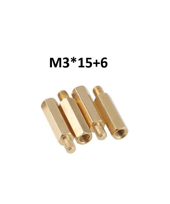 Tornillos tuercas y bases M3 (12 unidades)