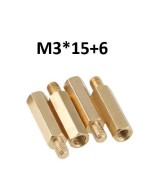 Tornillos tuercas y bases M3 (12 unidades)