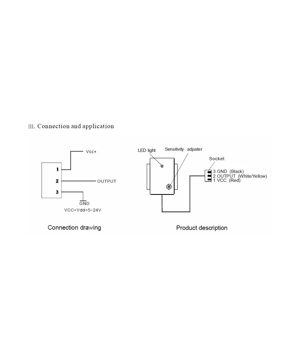 Detector de nivel de agua sin contacto WS-03