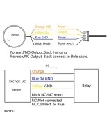 Sensor de nivel de liquidos capacitivo sin contacto XKC Y25 NPN 5-12V