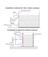 Sensor de nivel de liquidos capacitivo sin contacto XKC Y25 NPN 5-12V