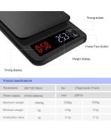 Balanza Digital de Alta Precision con Temporizador 10Kg