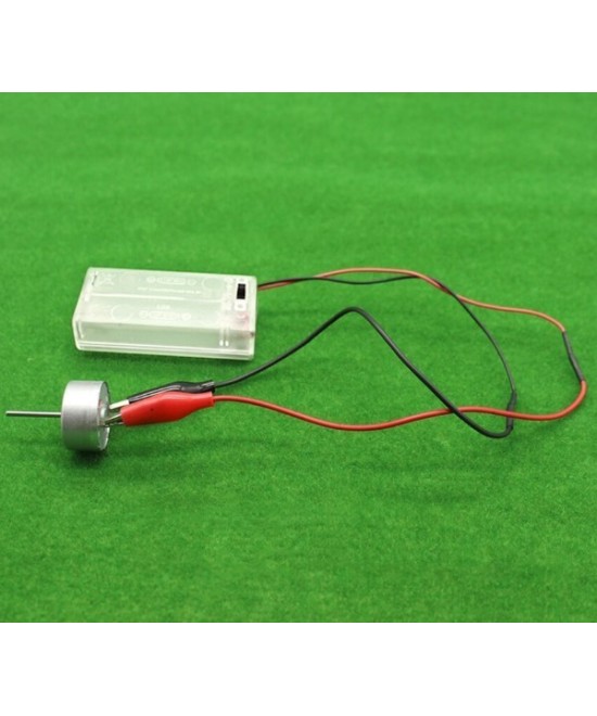 Contenedor de 2 baterías AA con puntas de cocodrilo