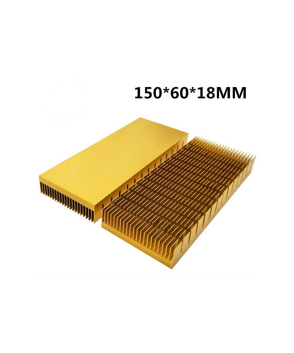 Disipador de Calor Ranurado de Aluminio 150x60x18MM