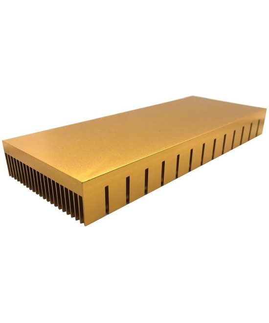 Disipador de Calor Ranurado de Aluminio 150x60x18MM