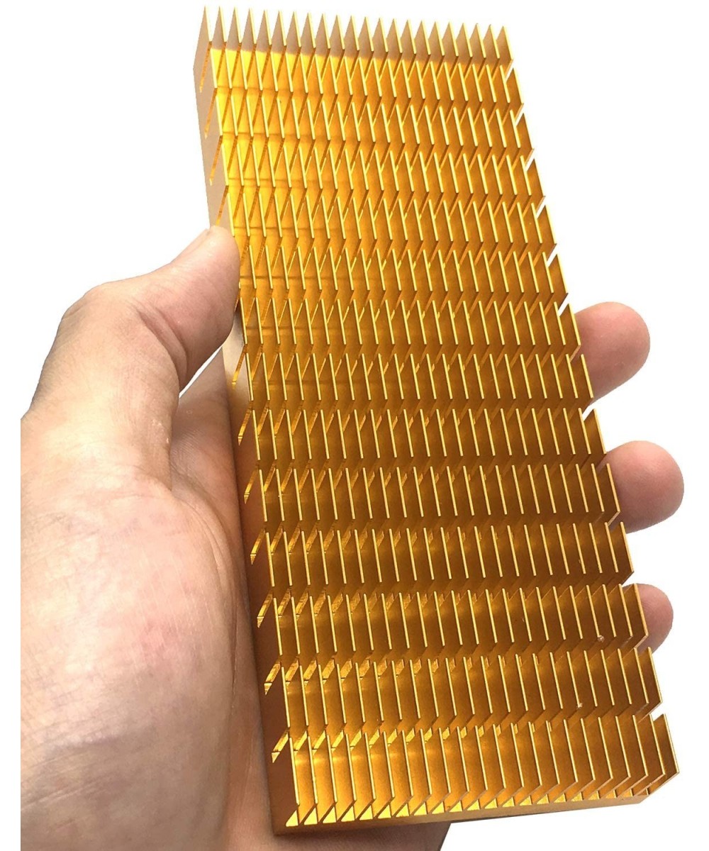 Disipador de Calor Ranurado de Aluminio 150x60x18MM