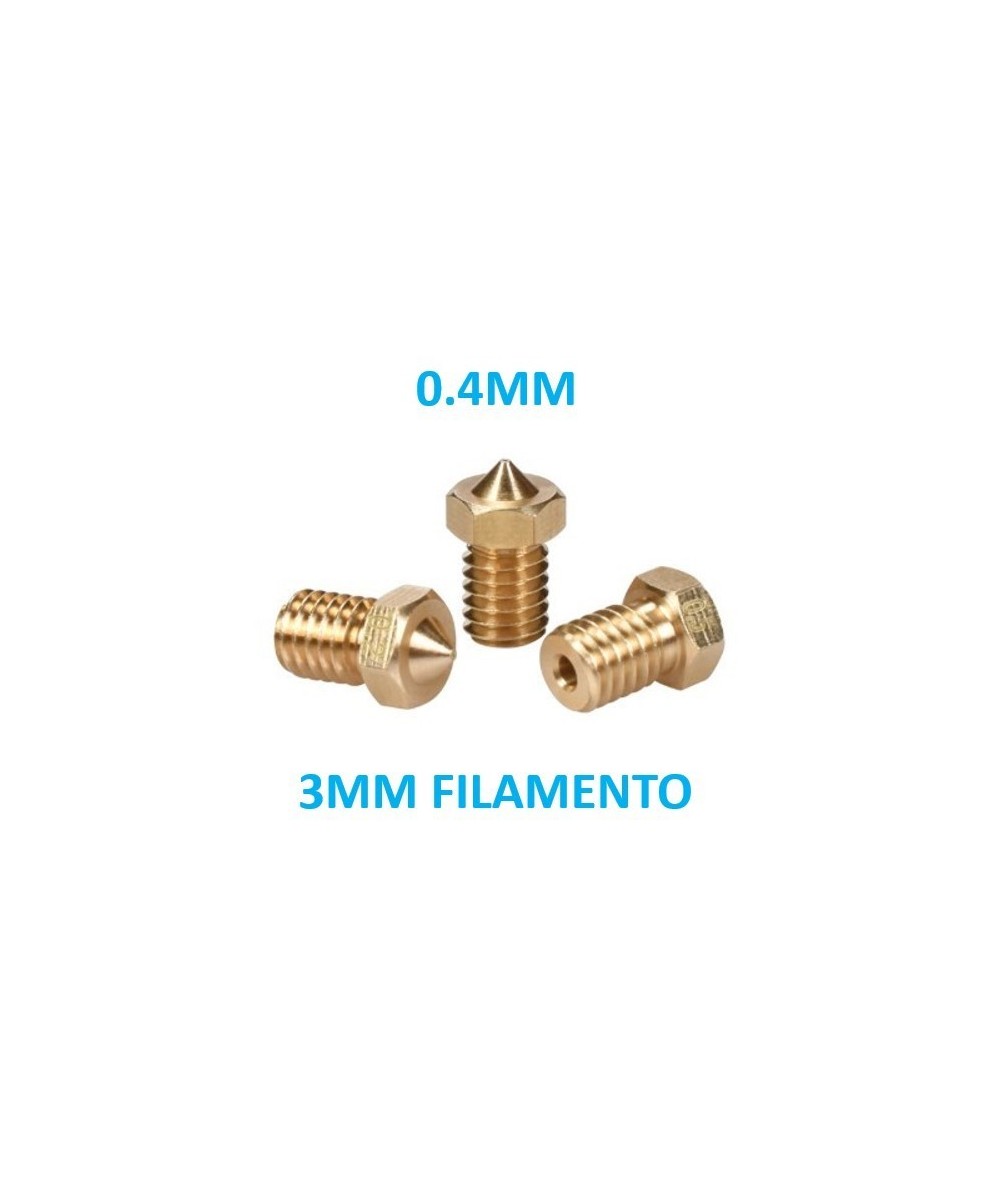 Boquilla para extrusor impresora 3D filamento de 3mm